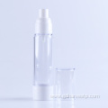 As Material White 50ml Vaccum Airless Pump Bottle